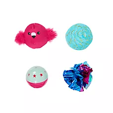Whisker City庐 Plush Balls 4-Pack