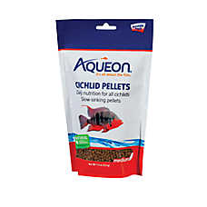 Aqueon? Cichlid Pellets Fish Food - 7.5 oz Complete Diet
