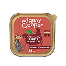 Edgard & Cooper Grain Free Senior Wet Dog Food - Chicken & Salmon Saucy Pate, 5.2 oz