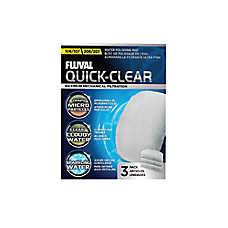 FluFluval? Quick Clear Water Polishing Pad 106/107/206/207 3PK for Fish Tank Filters