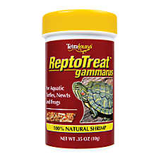 Tetrafauna Reptotreat Gammarus 100% Natural Shrimp for Aquatic Turtles, Newts and Frogs - 0.35 oz