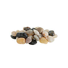 Top Fin? Pebble Rock Natural Rock Mix - Fish Tank Decor, Aquarium Stones