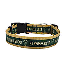 Pets First Milwaukee Bucks Satin Collar