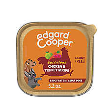 Edgard & Cooper Grain Free Adult Wet Dog Food - Chicken & Turkey Saucy Pate