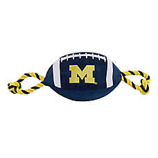 Pets First University of Michigan Football Rope Dog Toy