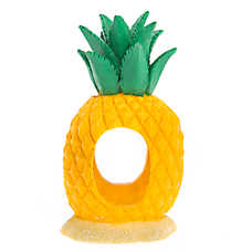Top Fin? Pineapple Swim Thru Aquarium Ornament - Fish Tank Decor, Hideout - Medium-XL
