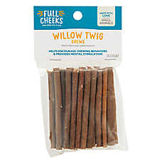 Full Cheeks&trade; Small Pet Willow Twig Chews