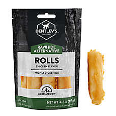 Dentley's? Rawhide-Free Small Chicken Roll Dog Chew - 6 Count