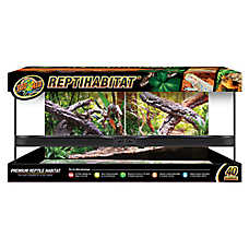 Zoo Med Naturalistic Front Opening Reptile Terrarium - Front Opening Reptile Habitat - 25-40 Gallon