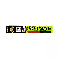 Zoo Med T5 High Output 2.5 UVB Lamp Reptile Low UVB Terrarium Lighting - 12 in