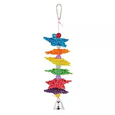 All Living Things® Willow Starburst Bird Toy - Shredding Toy for Small Pet Birds