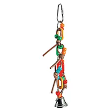 All Living Things® Chain Dangler Bird Toy - Preening Bird Toy for Small Pet Birds