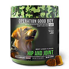 Operation Good Boy Dog Hip & Joint Soft Chews - Beef Liver, 90 ct