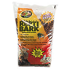 Zoo Med ReptiBark Natural Reptile Bedding - Natural Terrarium Bedding - 8-24 qt