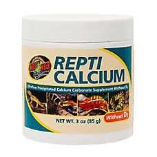 Zoo Med Repti Calcium w/out D3 - Reptile Supplements - No D3 Calcium - 3 oz