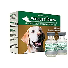 Adequan Canine (polysulfated glycosaminoglycan) Injectable, 100 mg/mL, 5 mL Vial, 1 or 2 Count