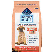 Blue Buffalo Baby BLUE Natural Healthy Growth Formula, Large Breed, Chicken, Puppy Dry Food