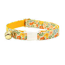 Made By Cleo? Aurora Yellow Floral Breakaway Cat Collar