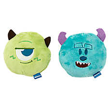 GMASON Disney Pixar Monsters Inc. Mike & Sully Plush Dog Toy 2-Pack
