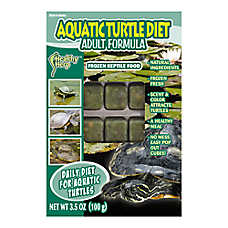 San Francisco Bay Brand? Healthy Herp&trade; Aquatic Adult Turtle Frozen Food - Reptile Food