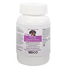 Novox (carprofen) Chewable Tablets for Dogs - 25 mg - 30 Count or 180 Count
