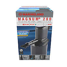 Marineland? Magnum? 200 Polishing Internal Aquarium Canister Filter for Fish Tanks