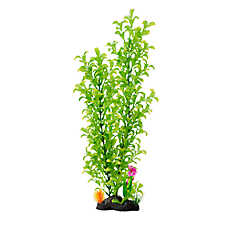 Top Fin? Artificial Green & Yellow Aquarium Plant - Fish Tank Plant Decor - 18 in