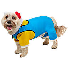Rubie's Pet Shop Halloween Hello Kitty Plush Hooded Jumpsuit Dog & Cat Costume