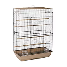 Prevue Pet Products Flight Bird Cage in Brown and Black for Large Birds