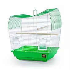 Prevue Pet Products South Beach Wave Top Pet Bird Cage Lime Green for Small Birds