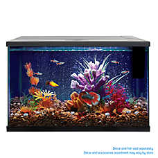 Top Fin? LED Bubble Wall Aquarium Kit - Fish Tank Starter Kit - 10-20 Gallon