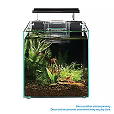 Top Fin® Shrimp & Plant Oasis Tank Aquarium - Shrimp & Plant Fish Tank - 3 Gallon