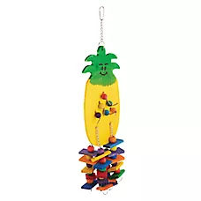 All Living Things® Pineapple Bird Toy - Chew Toy for Large Pet Birds