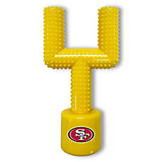 San Francisco 49ers Hard Nylon Football Goal Post Dog Chew Toy