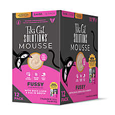 Tiki Cat? Solutions&trade; Mousse Wet Cat Food - Fussy, 12 CT, 28.8 OZ