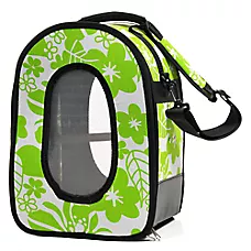 A&E Cage Company Voyager Pet Bird Travel Carrier- Green