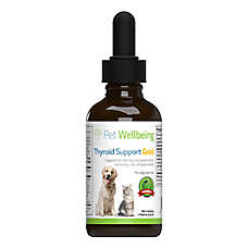Pet Wellbeing Dog & Cat Liquid Supplement - Thyroid Support GOLD with Bugleweed & Lemon Balm, 2 oz