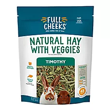 Full Cheeks&trade; Timothy Hay With Peas and Carrots