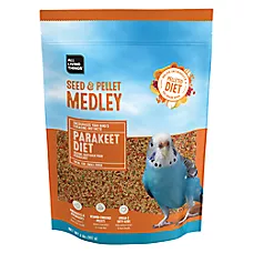 All Living Things® Seed & Pellet Medley Parakeet & Small Bird Diet - Daily Diet - 2lb