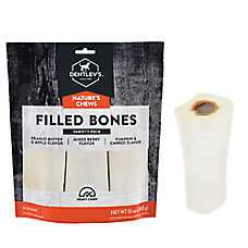 Dentley's? Nature's Chews Small Filled Femur Bone Dog Chew - 3 Count