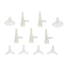 Top Fin? Aquarium Airline Connector Kit - Aquarium Air Pump Tubing - 11 Count