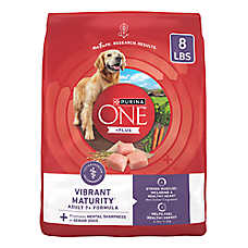Purina ONE +Plus Vibrant Maturity Senior Dry Dog Food - Natural, Chicken