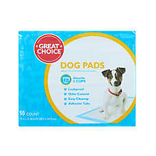 Great Choice? Regular Dog and Puppy Pee Pads, Potty Training, Unscented, 50 Count