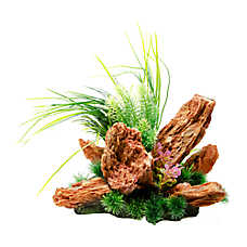 Penn-Plax Red Rock Aquarium Ornament Aquascaping Fish Tank Decor