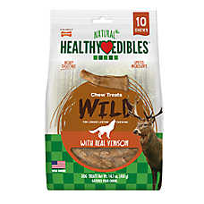 Nylabone? Healthy Edibles? Venison Antlers Dog Treats - 10 Pack