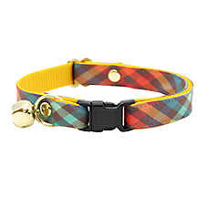 Made By Cleo? Campfire Fall Plaid Breakaway Cat Collar