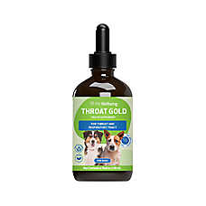 Pet Wellbeing Throat GOLD Liquid Respiratory Dog & Cat Supplement