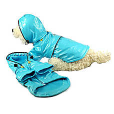 Pet Life Fashion Raincoat With Removable Hood