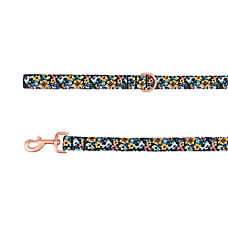 Top Paw? Botanical Floral Dog Leash, Flower Dog Leash, Walking Dog Leash, 4' Long