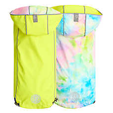 GF PET? Elasto-fit? Neon Reversible Dog Raincoat